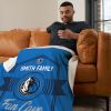 NBA Dallas Mavericks Dominion Personalized Silk Touch Sherpa Throw Blanket 50X60 Inches