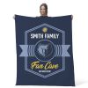 NBA Memphis Grizzlies Dominion Personalized Silk Touch Throw Blanket 50X60 Inches