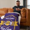 NBA Los Angeles Lakers Dominion Personalized Silk Touch Sherpa Throw Blanket 50X60 Inches