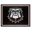 Georgia Black New Bulldog 8'x10' Rug