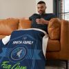 NBA Minnesota Timberwolves Dominion Personalized Silk Touch Sherpa Throw Blanket 50X60 Inches