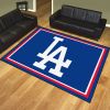 MLB - Los Angeles Dodger Cartoon Bird Rug 8'x10'