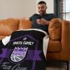 NBA Sacramento Kings Dominion Personalized Silk Touch Sherpa Throw Blanket 50X60 Inches
