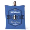 NBA Dallas Mavericks Dominion Personalized Silk Touch Throw Blanket 50X60 Inches