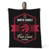 NBA Toronto Raptors Dominion Personalized Silk Touch Throw Blanket 50X60 Inches