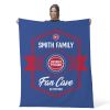 NBA Detroit Pistons Dominion Personalized Silk Touch Throw Blanket 50X60 Inches