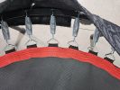 48" Foldable Mini Trampoline Max Load 300lbs, Fitness Rebounder with Adjustable Foam Handle, Exercise Trampoline for Adults Indoor/Garden Workout