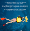 electric submersible propeller.  Diving / floating / left and right direction range 30-60 minutes speed 2 m/s thrust 12kg propeller off anti-loss rope