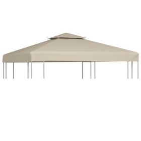 Gazebo Cover Canopy Replacement 1 oz/ft² Beige 9.8'x9.8'