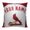 [Personalization Only] OFFICIAL MLB Colorblock Personalized Pillow - St. Louis Cardinals
