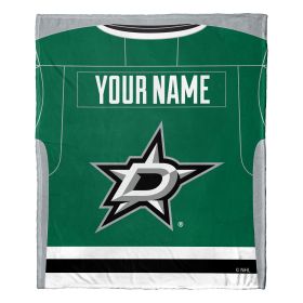 [Personalization Only] OFFICIAL NHL Jersey Silk Touch Throw Blanket - Stars