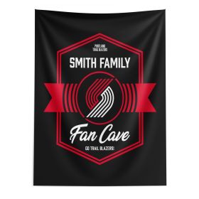 NBA Portland Trail Blazers Dominion Personalized Wall Hanging 50√ó60 Inches