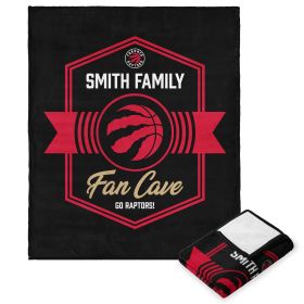 NBA Toronto Raptors Dominion Personalized Silk Touch Throw Blanket 50X60 Inches