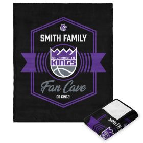 NBA Sacramento Kings Dominion Personalized Silk Touch Throw Blanket 50X60 Inches