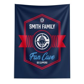 NBA Los Angeles Clippers Dominion Personalized Wall Hanging 50√ó60 Inches