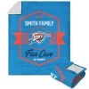 NBA Oklahoma City Thunder Dominion Personalized Silk Touch Sherpa Throw Blanket 50X60 Inches