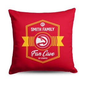 NBA Atlanta Hawks Dominion Personalized Throw Pillow 18√ó18 Inches