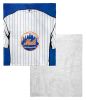 [Personalization Only] OFFICIAL MLB Jersey Personalized Silk Touch Sherpa Throw Blanket - Mets