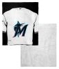 [Personalization Only] OFFICIAL MLB Jersey Personalized Silk Touch Sherpa Throw Blanket - Marlins