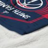 NBA Washington Wizards Dominion Personalized Silk Touch Sherpa Throw Blanket 50X60 Inches