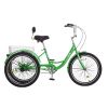 VEVOR Adult Tricycles Bike, 24 Inch Three-Wheeled Bicycles, 3 Wheel Bikes Trikes, Carbon Steel Cruiser Bike with Basket & Adjustable Seat