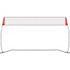VEVOR Freestanding Volleyball Training Net for Indoor or Outdoor Use, Adjustable Height Portable Net System with Carrying Bag