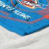 NBA Oklahoma City Thunder Dominion Personalized Silk Touch Sherpa Throw Blanket 50X60 Inches