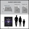 NBA Sacramento Kings Dominion Personalized Silk Touch Sherpa Throw Blanket 50X60 Inches