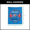 NBA Oklahoma City Thunder Dominion Personalized Wall Hanging 50√ó60 Inches