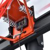 Portable Basketball Hoop Basketball System 8-10ft Height Adjustable for Youth Adults LED Basketball Hoop Lights, Colorful lights, Waterproof