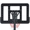 Portable Basketball Hoop Basketball System 8-10ft Height Adjustable for Youth Adults LED Basketball Hoop Lights, Colorful lights, Waterproof
