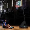 Portable Basketball Hoop Basketball System 8-10ft Height Adjustable for Youth Adults LED Basketball Hoop Lights, Colorful lights, Waterproof