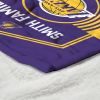 NBA Los Angeles Lakers Dominion Personalized Silk Touch Sherpa Throw Blanket 50X60 Inches