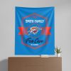 NBA Oklahoma City Thunder Dominion Personalized Wall Hanging 50√ó60 Inches