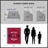 NBA Chicago Bulls Dominion Personalized Silk Touch Sherpa Throw Blanket 50X60 Inches