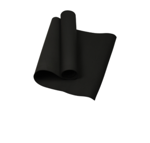 Super Soft  EVA Fitness Composite Mat Yoga Mat 4mm 6mm (Color: Black)