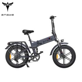 ENGWE ENGINE Pro 48V16Ah Fat Tire 750W Electric Bike Hydraulic Oil Brake Mountain Electric Bicycle (COLOUR: GREY, battery: 750W 76AH)